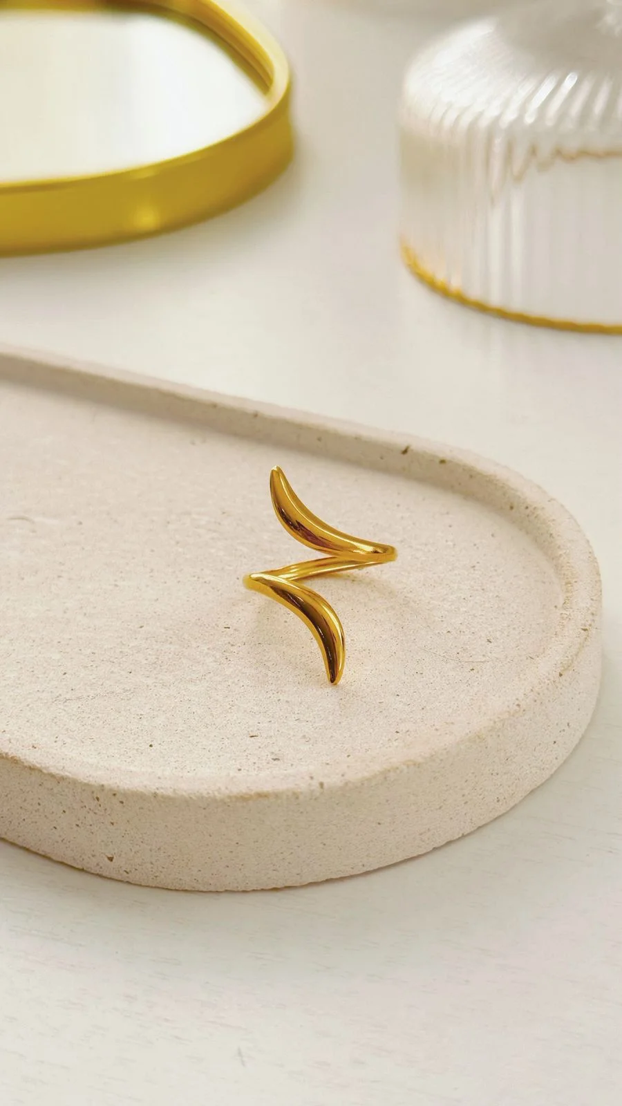 Anel Duas Pontas Resistente á Agua