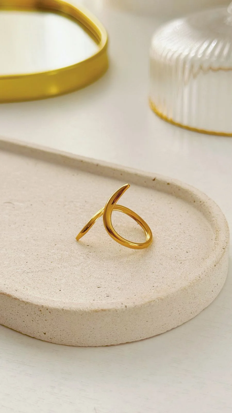 Anel Duas Pontas Resistente á Agua