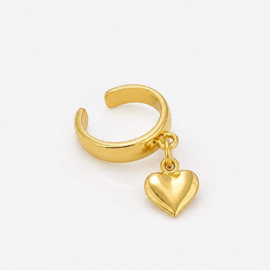 Anel Love Ajustável Semi Jóia