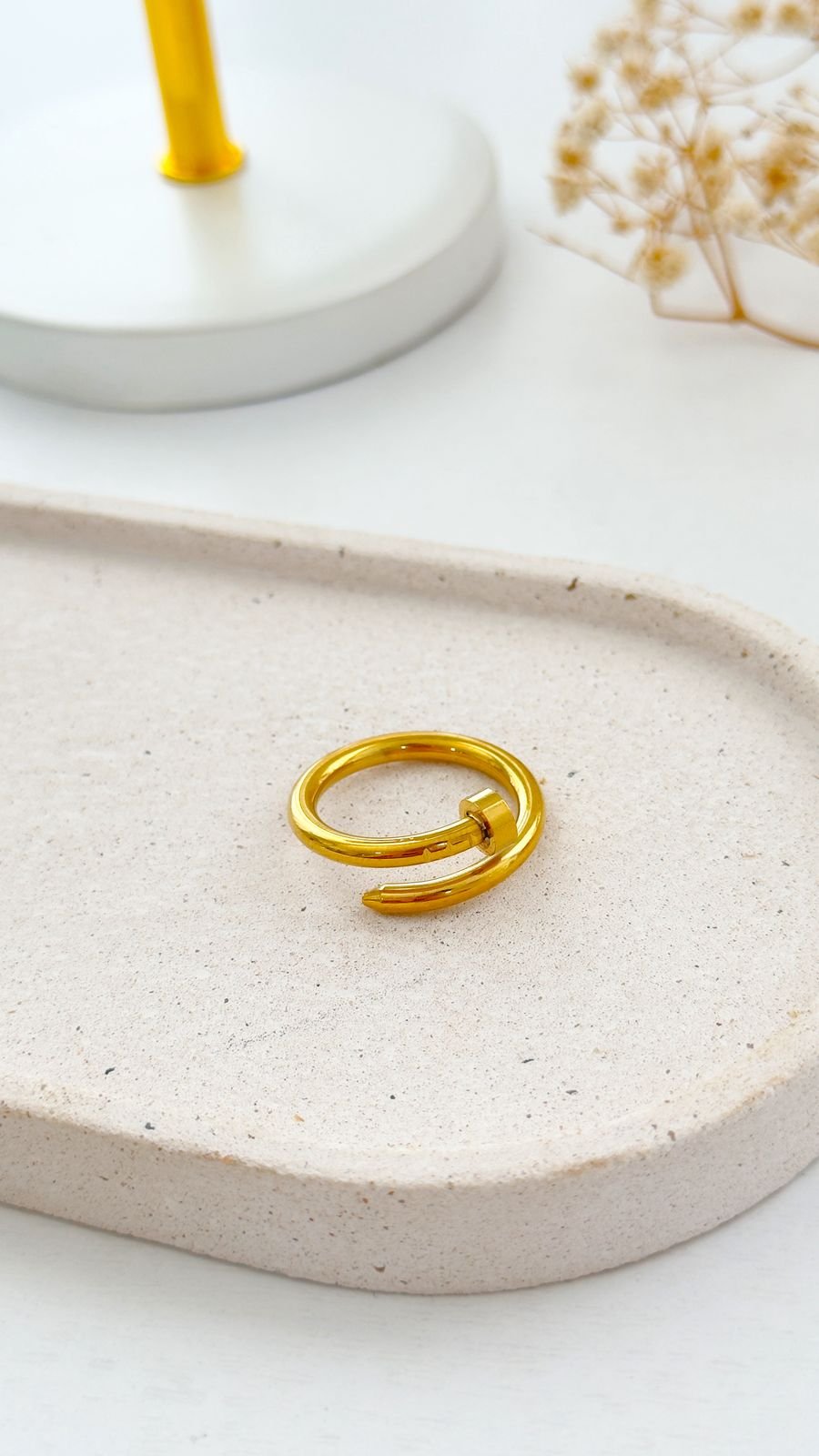 Anel Prego Resistente á Água