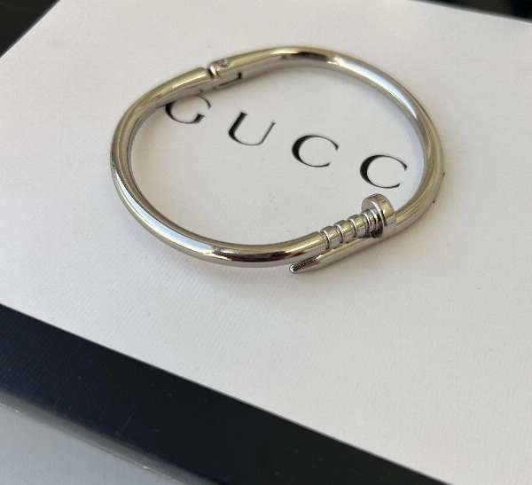 Bra08 Bracelete Prego Semi Joia