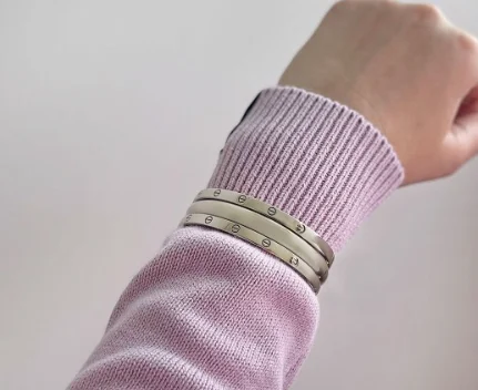 BRA43 Bracelete Cart Semi Jóia