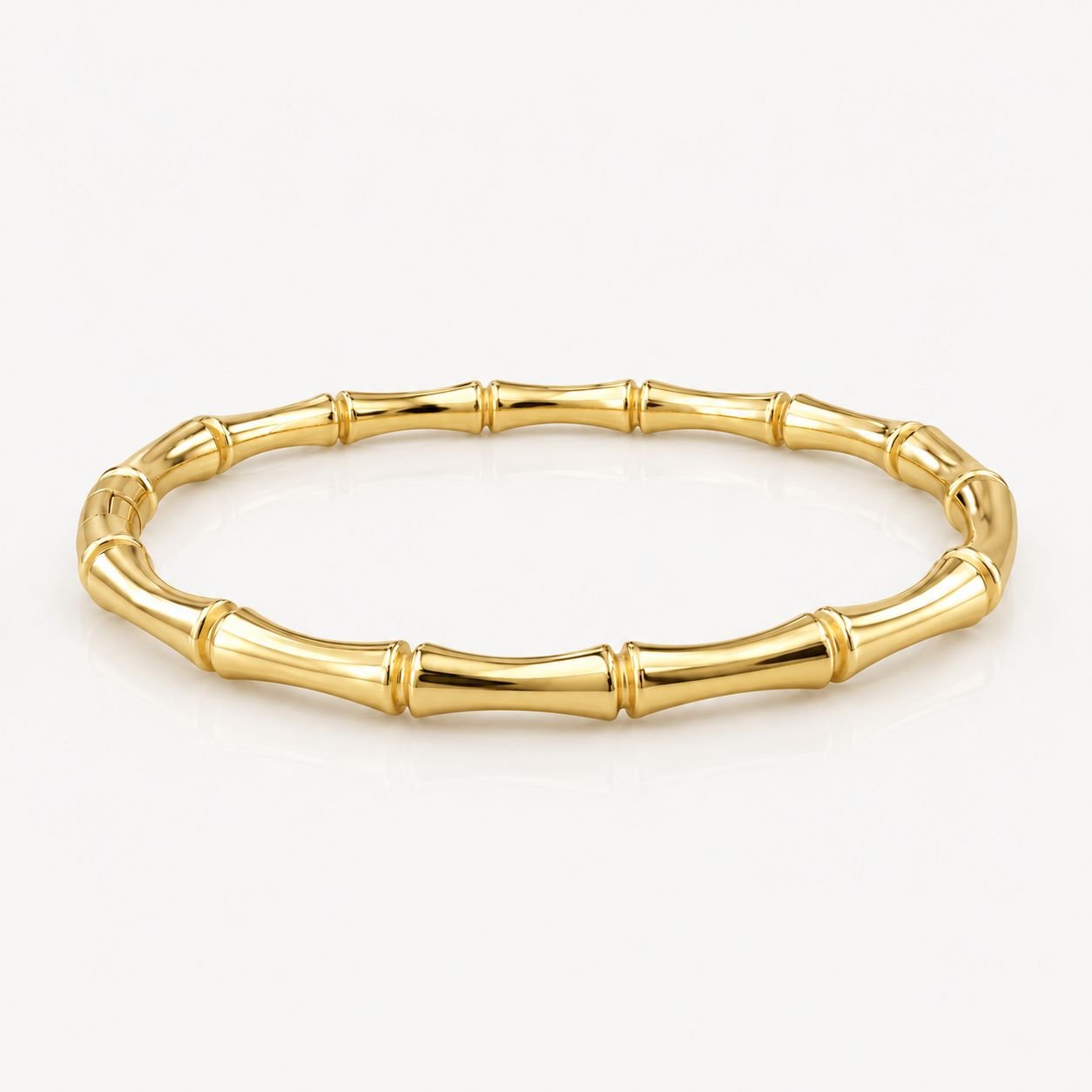 Bracelete Bambu em Aço