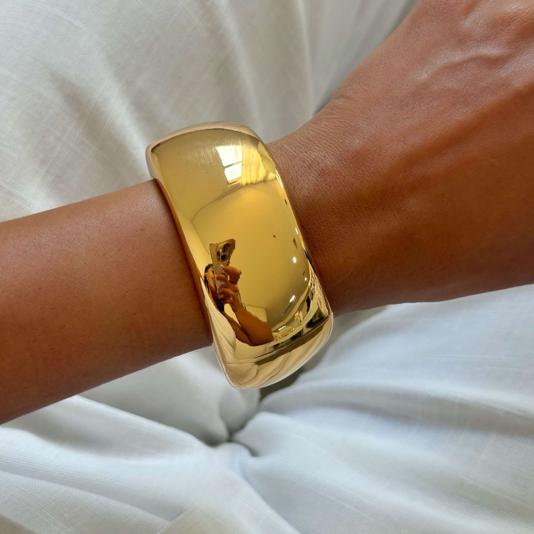 Bracelete Bold Folheado