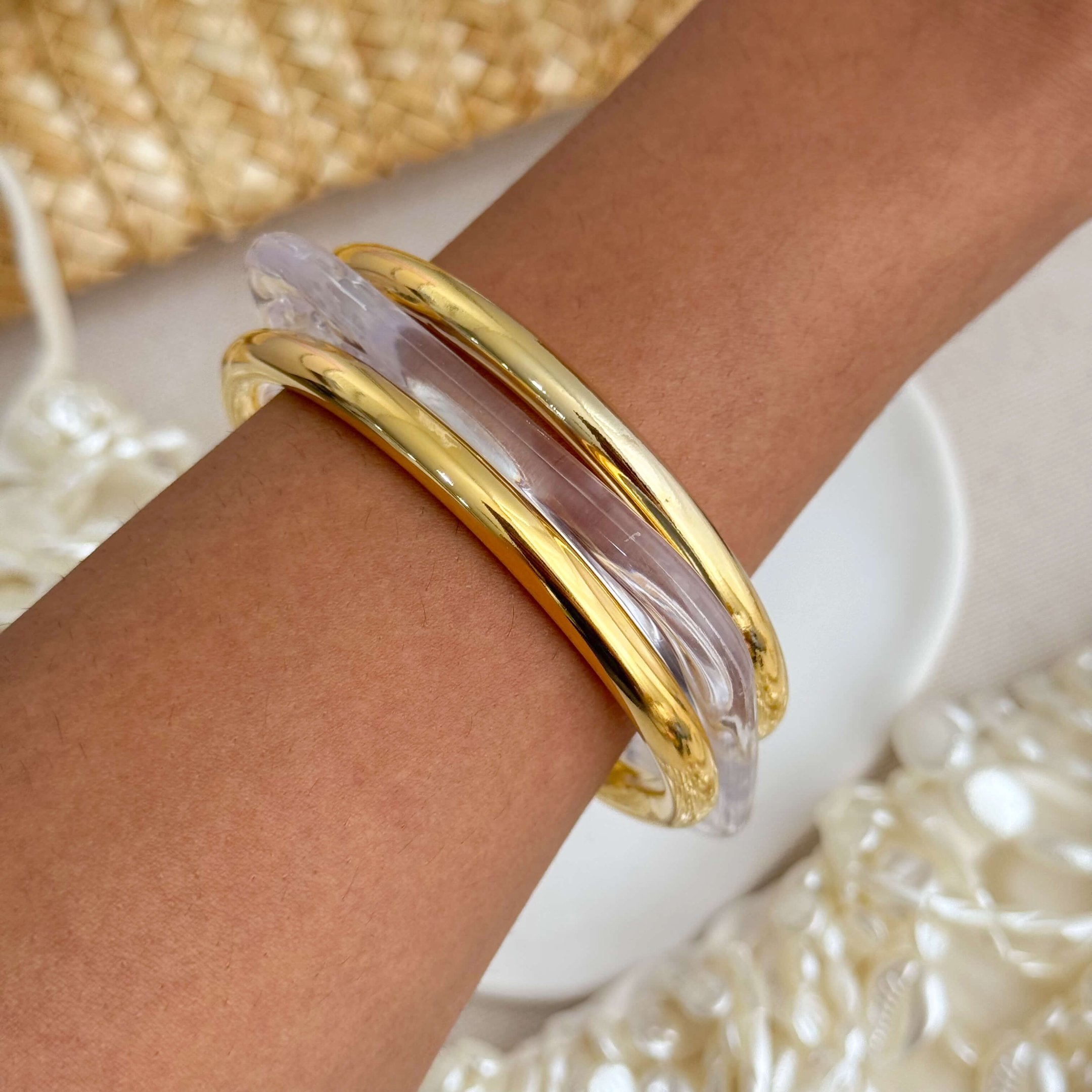 Bracelete Bold Liso Semi Joia