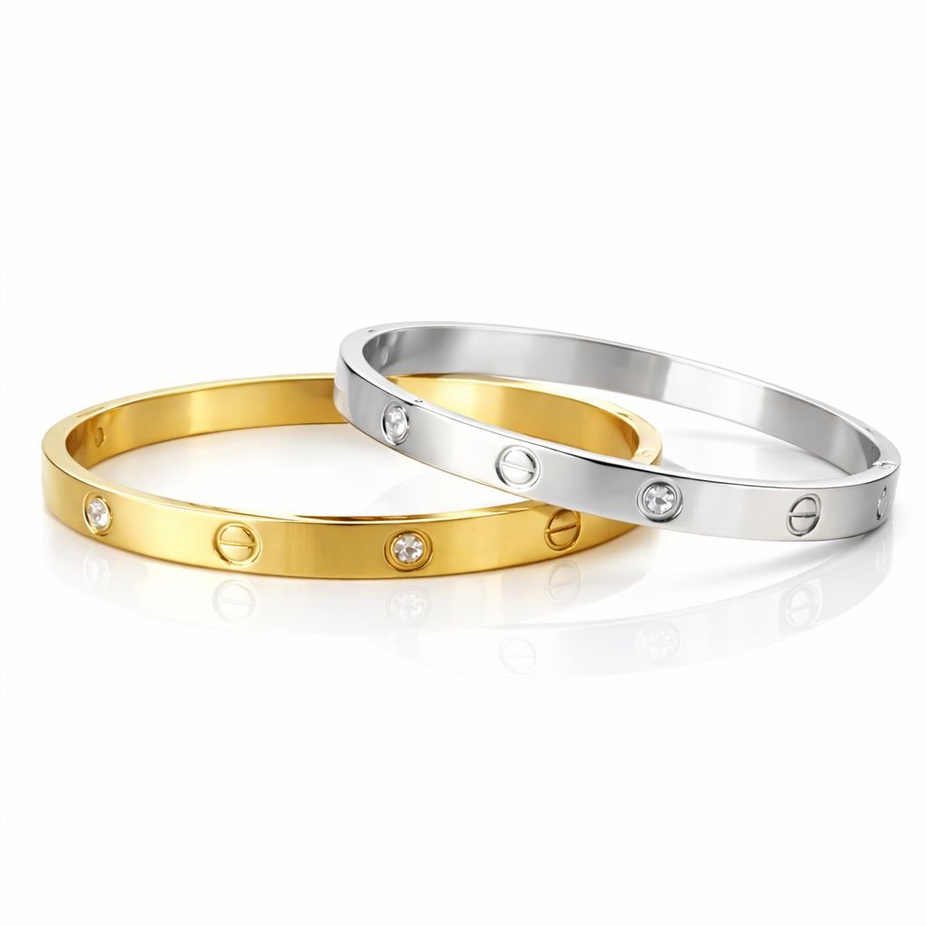 Bracelete Cart com Ponto de luz Gold Resistente à água