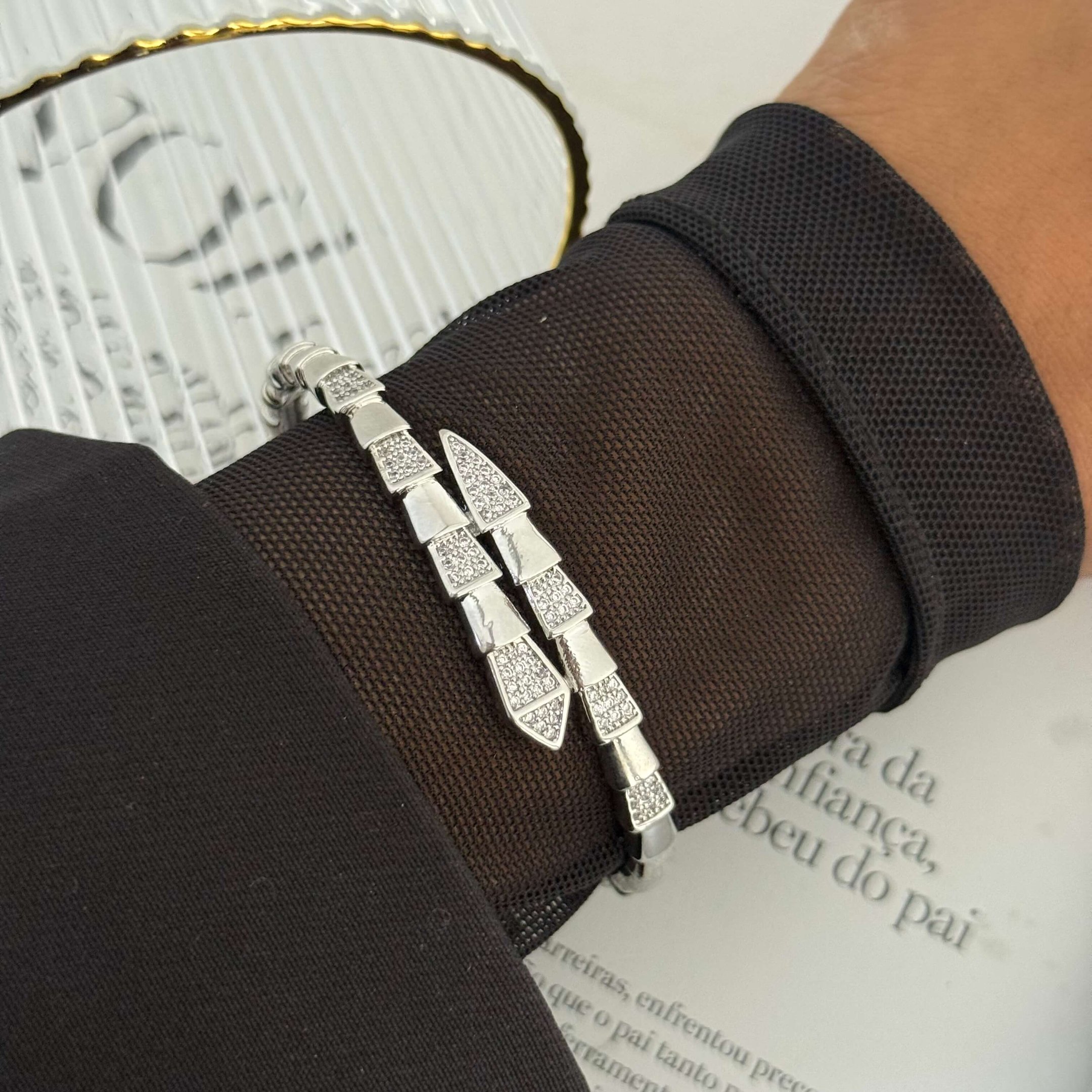 Bracelete Cobra Semi joia