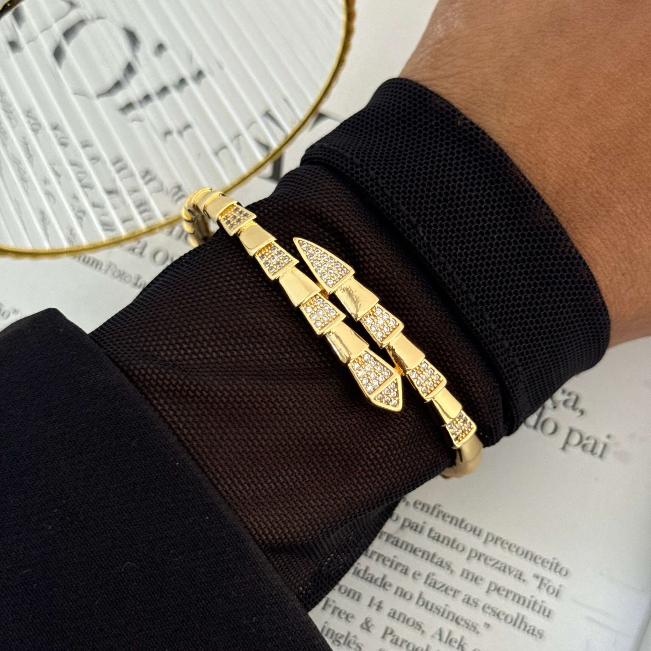Bracelete Cobra Semi joia