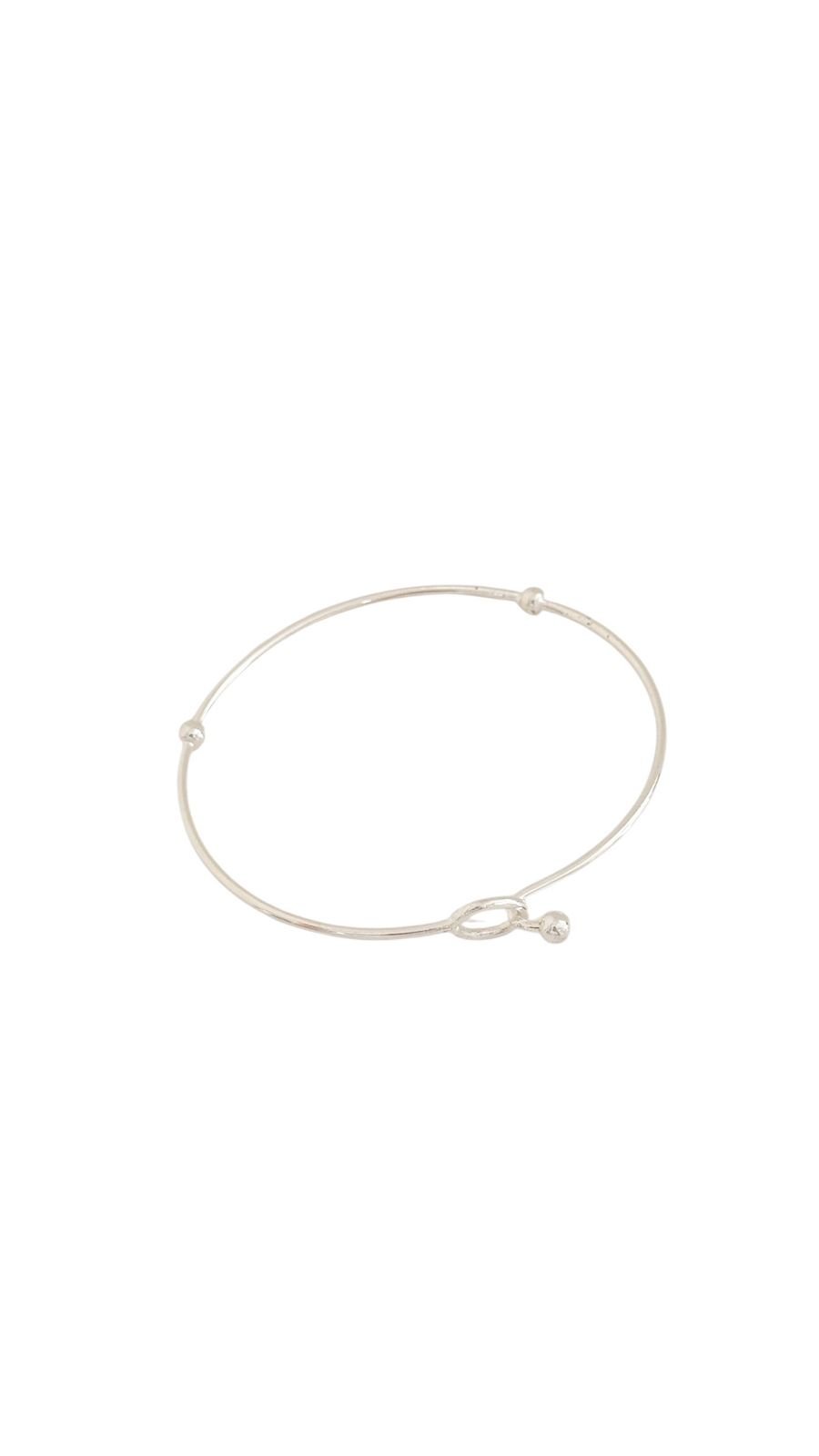 Bracelete Com Nó Balls em Semi Joia