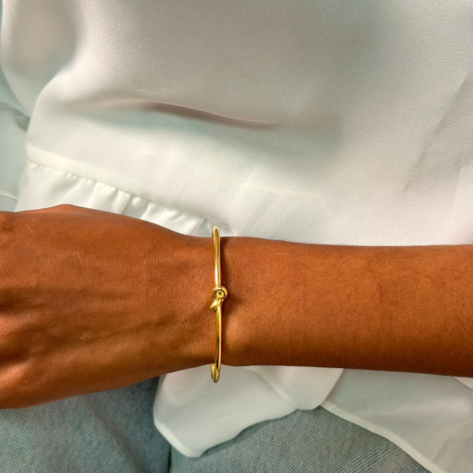 Bracelete Nó Semi Joia