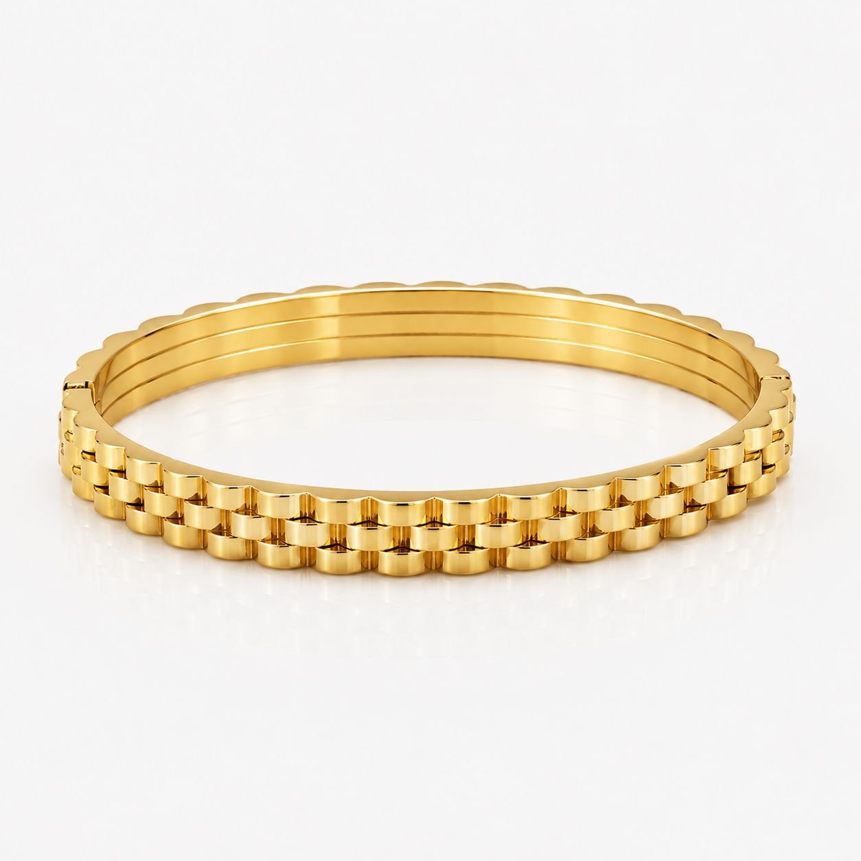 Bracelete pulseira Relógio Aço