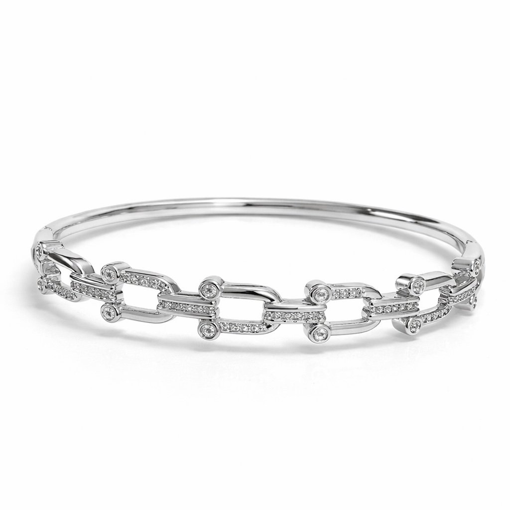 Bracelete Tiff com Zircônias Cravejadas Inspiração