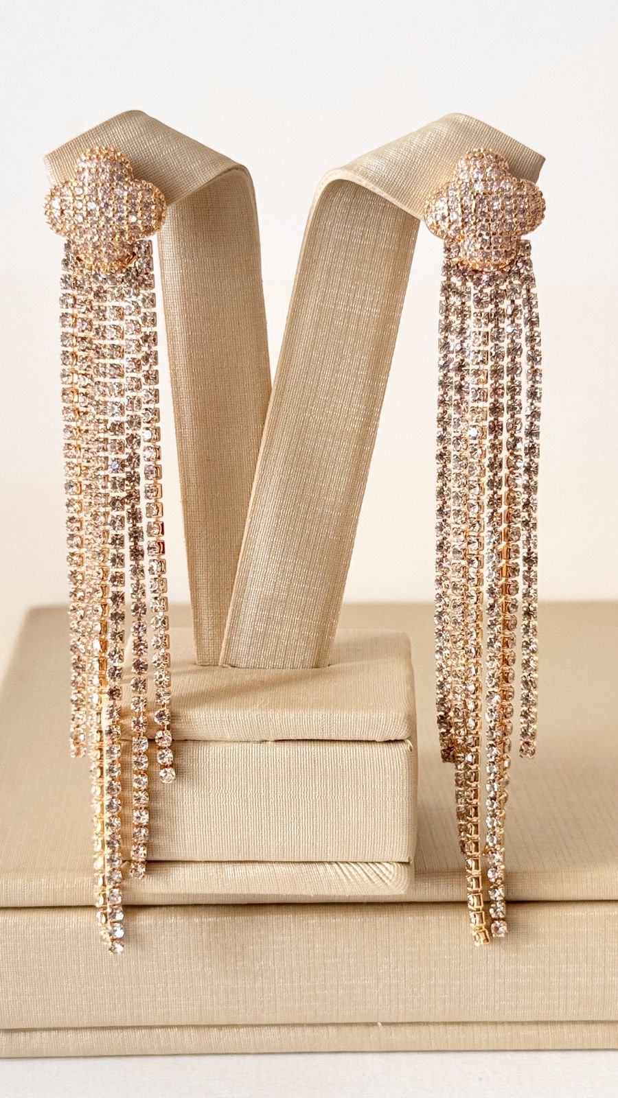 Brinco Shine Trevo Folheado á OURO