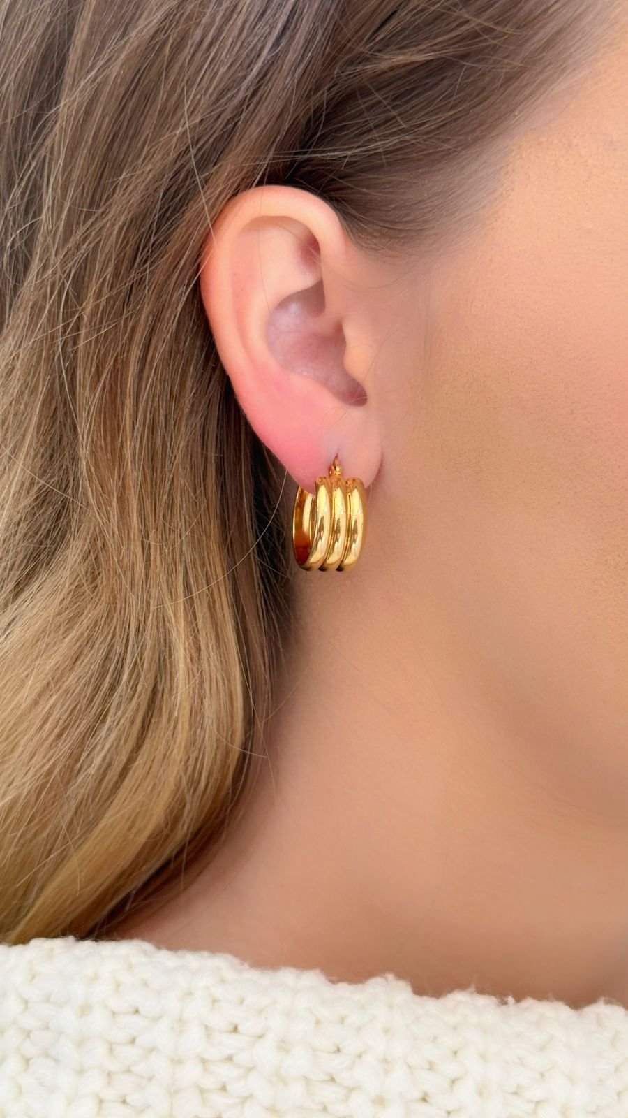 Brinco Argola Elegance em AÇO INOX