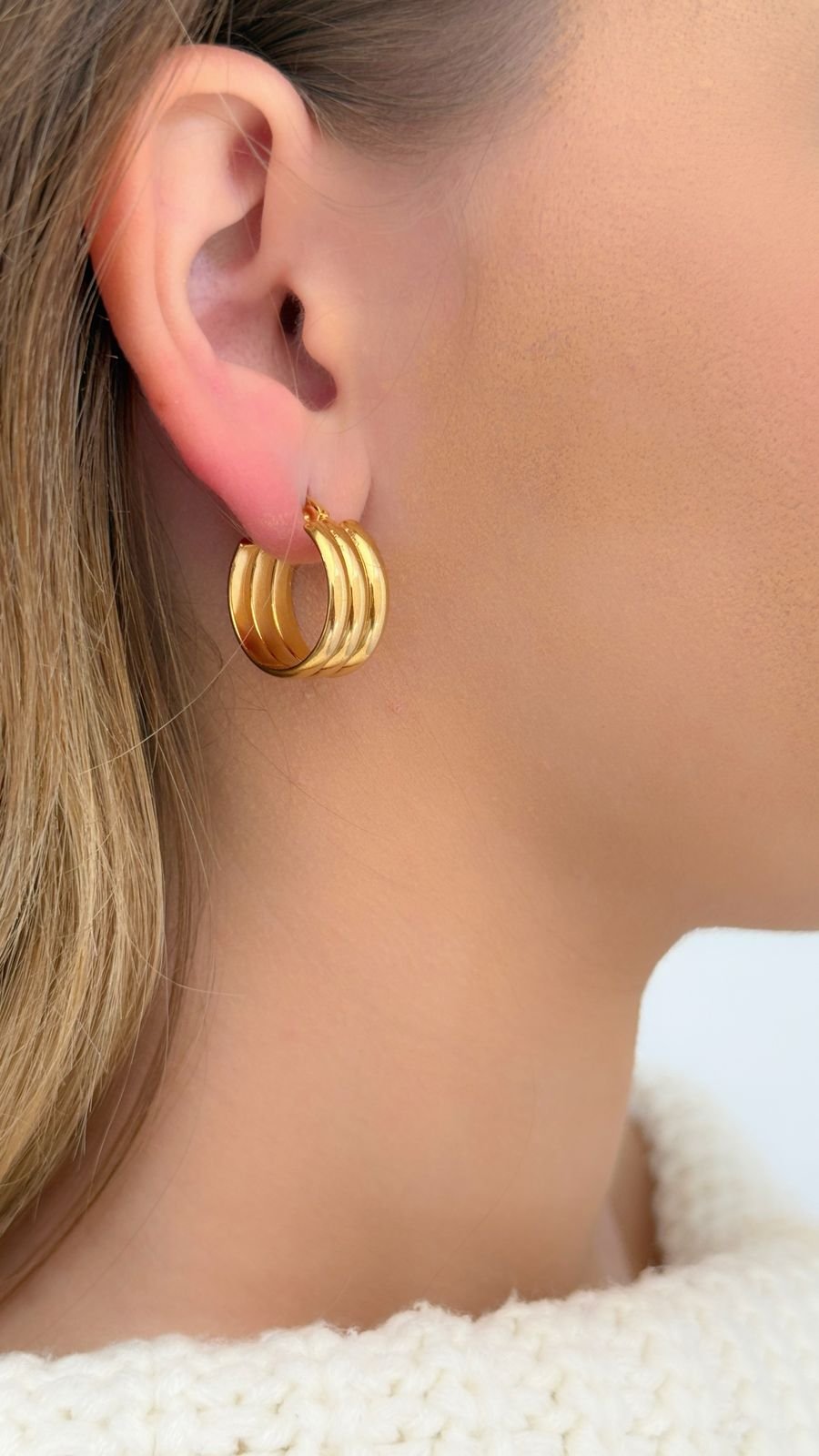 Brinco Argola Elegance em AÇO INOX