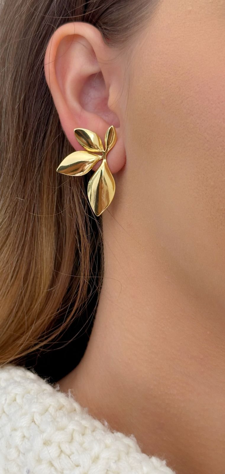 Brinco Galhos Elegance em AÇO INOX