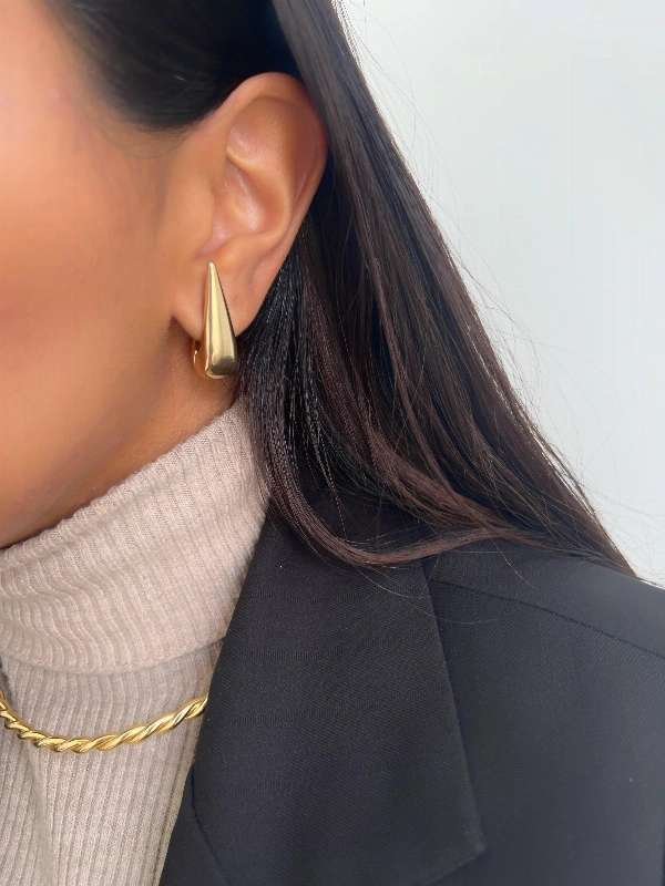 Brinco gota Silva Brás click Semi Jóa