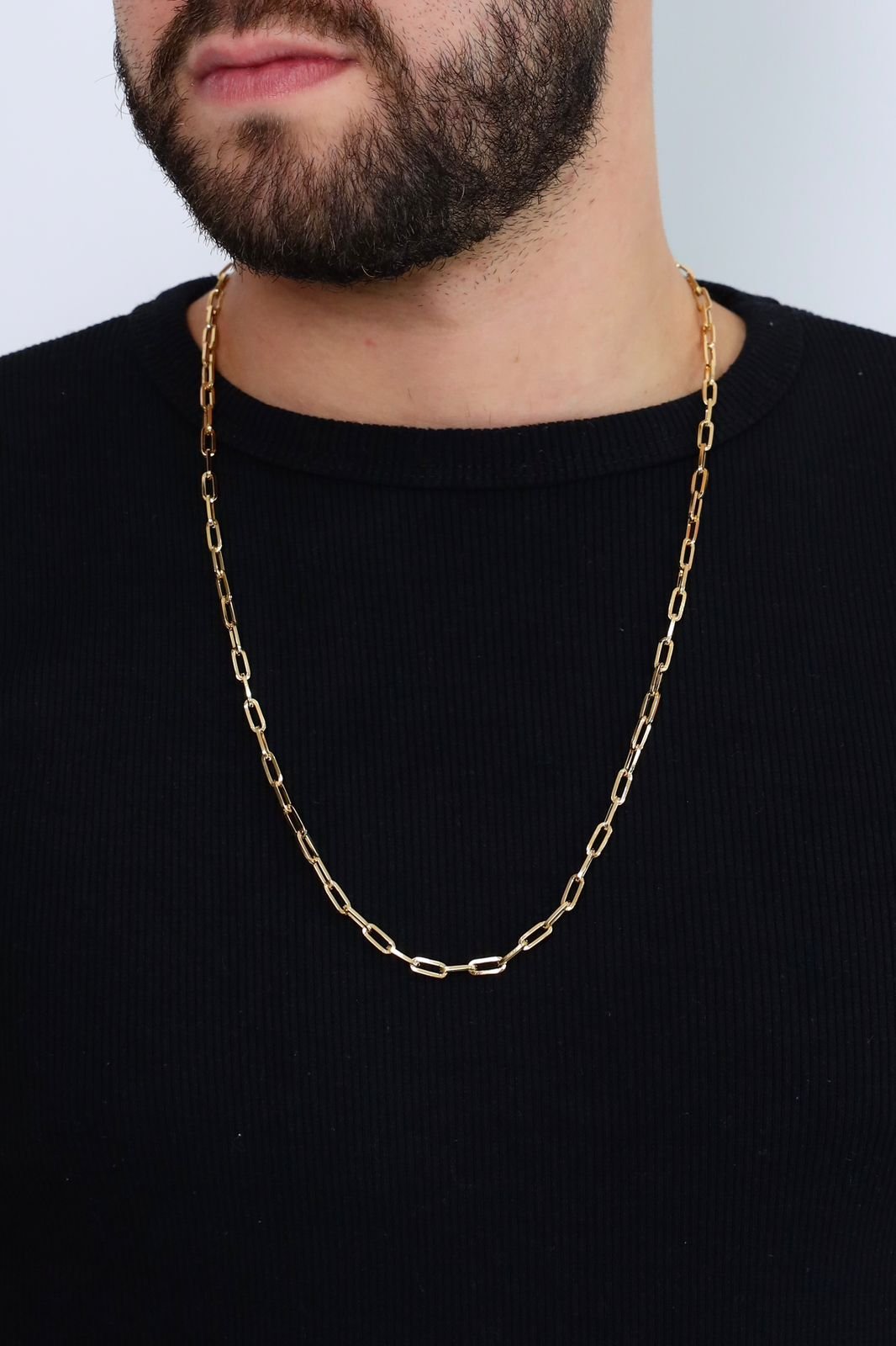 Corrente Masculina Cart Gold Semi Jóia