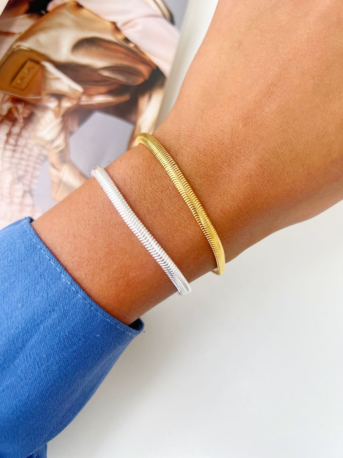 Pulseira Malha Semi Joia