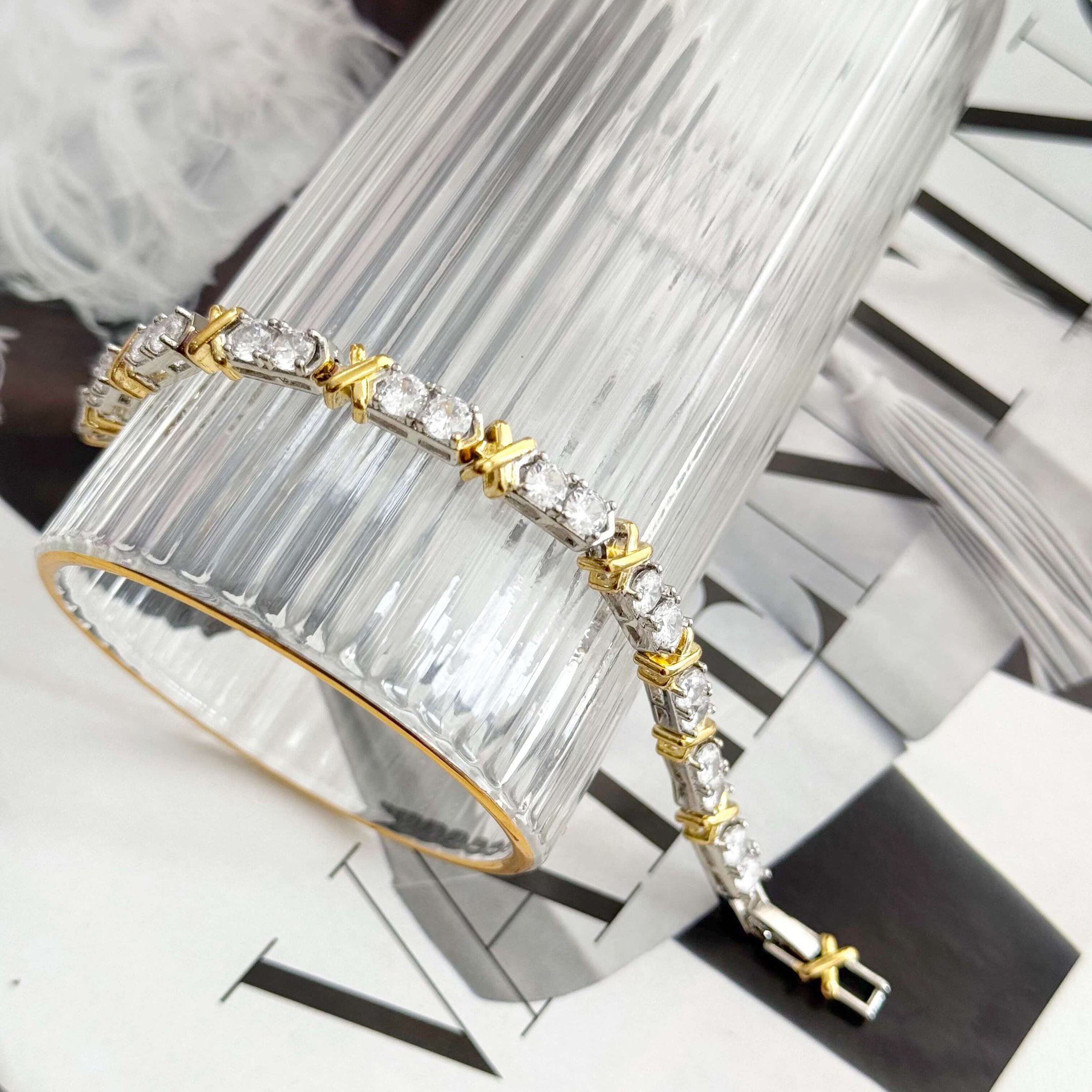 Pulseira X Inspiração Semi Joia